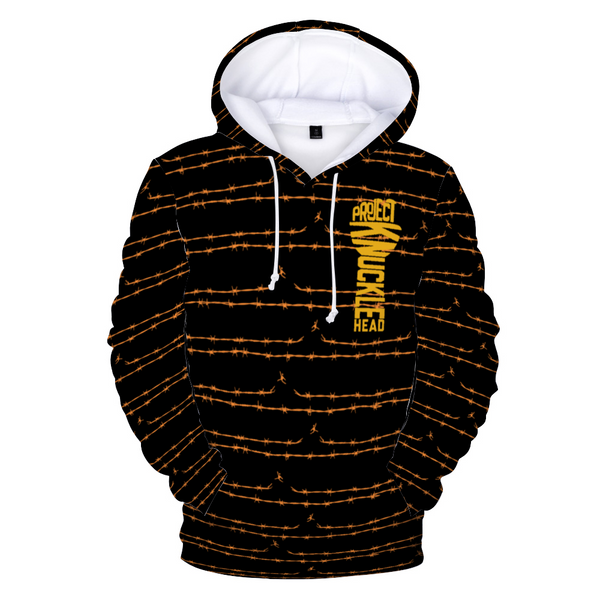 Terrycloth Free the Youth Black Bronze Gold Hoodie Project KnukcleHead