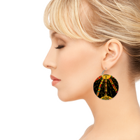 Free The Youth Round Dangle Earrings