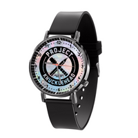 KnuckleHead Watch 10-Year AnniversaryvBlack Plastic Quartz