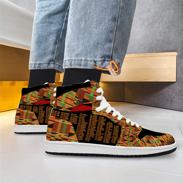 Air Revolutionary Sneakers Afro Unidad 250 Slave Rebellions across 57 Countries Kente Shoes