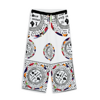 Afro Unidad Silk Baggy Pants Culottes