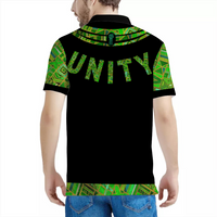 Peace Unity Shirt Polo 3 Button by Raysheo