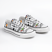 Afro Unidad Shoes Low Top Canvas Sneakers Chucks Style