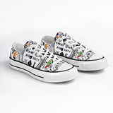 Afro Unidad Shoes Low Top Canvas Sneakers Chucks Style