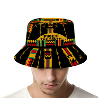 FunkyFresh Bucket Hat Free The Youth Sun Cap Outdoor Hiking/Fishing