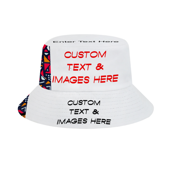 Custom Bucket Hat All Over Print 100% Covered Color