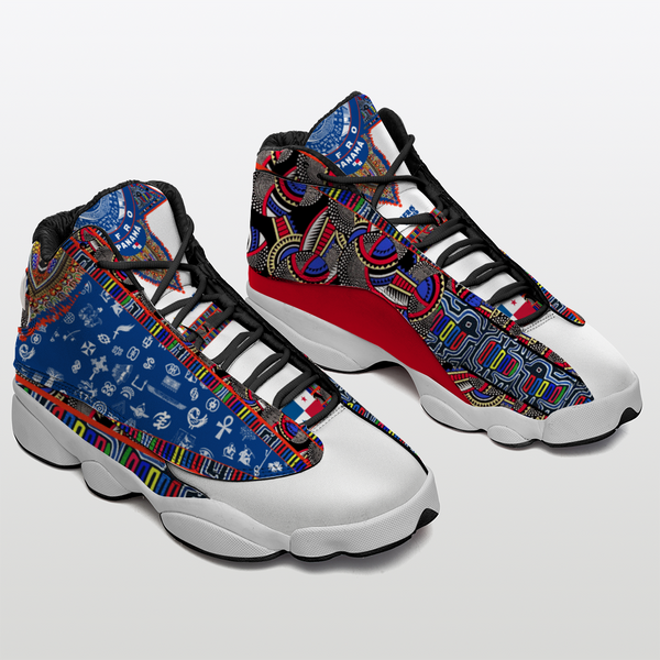 Afro Unidad Panama Sneakers Jordan 13 Style Shoes