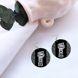 KnuckleHead Fist Round Dangle Earrings
