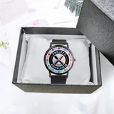 KnuckleHead Watch 10-Year AnniversaryvBlack Plastic Quartz