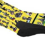 March with Ancestors Long Socks with Black Heel Afro Unidad