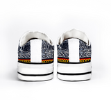 Bamileke African Fabric Cameroon Converse Style Shoes