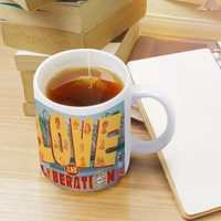 Mug 11oz Healing Justice Love Liberation Ceramic Afro Unidad