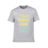 Custom T-Shirt Front and Back Print Direct-to-Garment Color