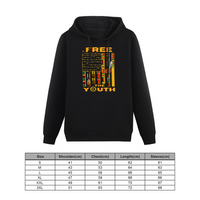 Free The Youth Hoodie Sweatshirt w/ KnuckleHead Fist Back