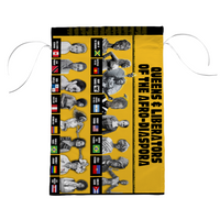Queens of Afro Diaspora Flag 35" x 59" or 28" x 40" or 16" x 30" Afro Unidad