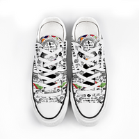 Afro Unidad Shoes Low Top Canvas Sneakers Chucks Style