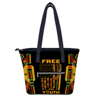 Black Free The Youth Handbag Leather (Faux)