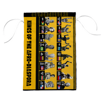 Kings of the Afro Diaspora Flags (3 Sizes) 35" x 59"/ 28" x 40"/  16" x 30" Afro Unidad