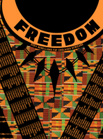 Freedomshiki of Afro Unidad Dashiki with 250 Rebellion Kente Shirt