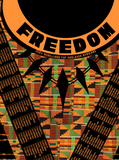 Freedomshiki of Afro Unidad Dashiki with 250 Rebellion Kente Shirt