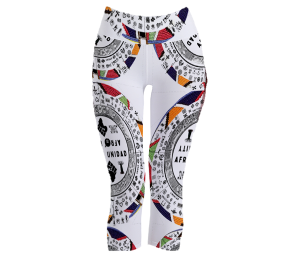 Afro Unidad Yoga Pants Leggings High Waist Stretch
