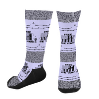 Free The Youth Long Socks Black Heel