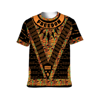 Freedomshiki of Afro Unidad Dashiki with 250 Rebellion Kente Shirt