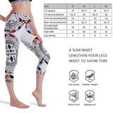 Afro Unidad Yoga Pants Leggings High Waist Stretch