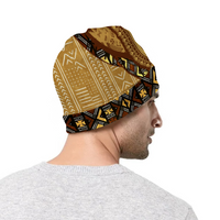 Mudcloth Dashiki Adinkra Knit Cap Fashion Beanie Hat Afro Unidad