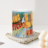 Mug 11oz Healing Justice Love Liberation Ceramic Afro Unidad