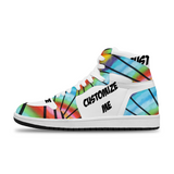 Custom Shoes Jordan Air Force Style Unisex Sneakers White 100% CustomizableSports Shoe