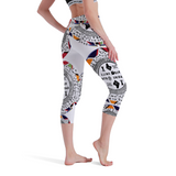 Afro Unidad Yoga Pants Leggings High Waist Stretch
