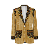 Kingshiki Mudcloth Blazer Unisex Afro Unidad