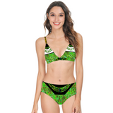 Peace Unity Bikini Swimsuit with Padding by Raysheo