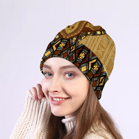 Mudcloth Dashiki Adinkra Knit Cap Fashion Beanie Hat Afro Unidad